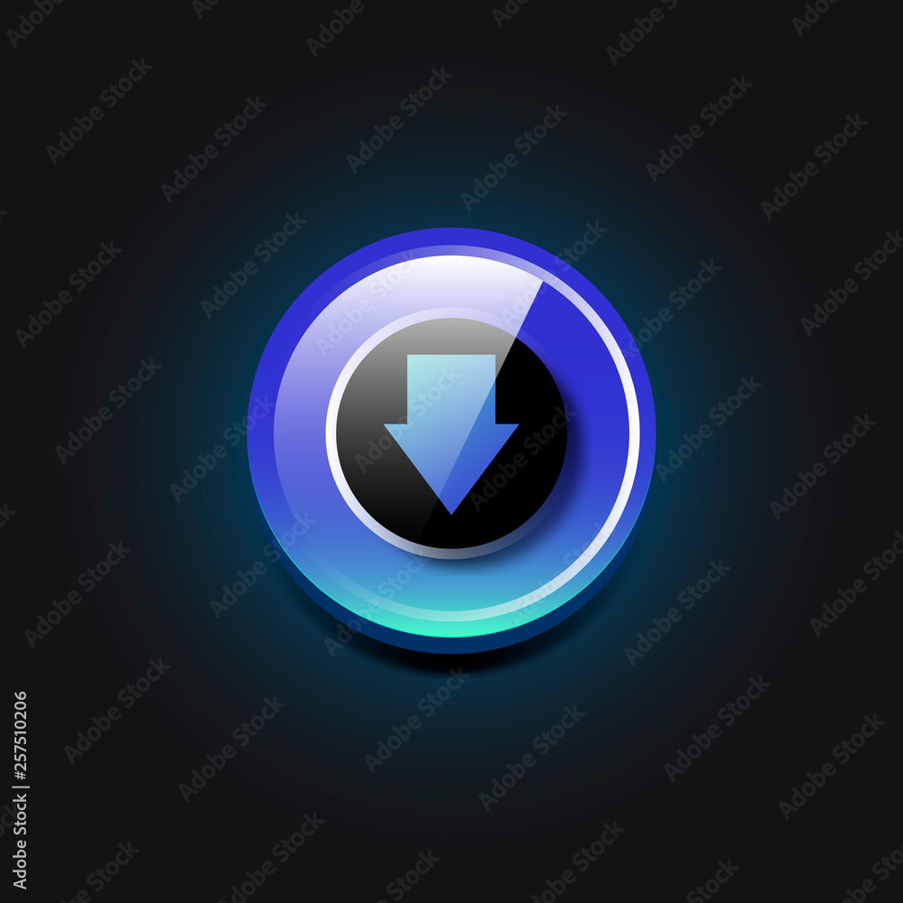 Blue button with arrow Blue button with arrow