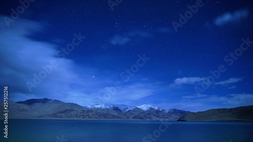 alpine lake in the Pamir, starry sky © Jonny