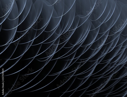 Slika na platnu Airwaves - Abstract Illustration / Fractal Flame