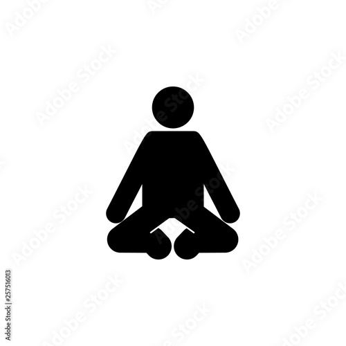 Man, knee, bend icon. Element of man squatting icon for mobile concept and web apps. Detailed Man, knee, bend icon can be used for web and mobile