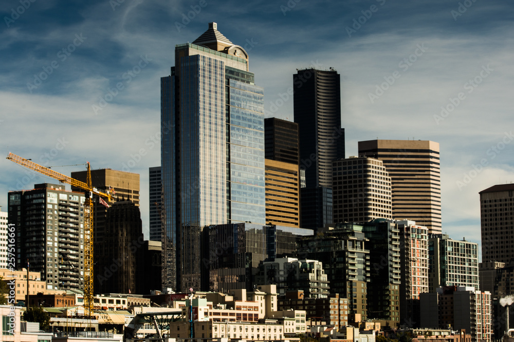 Obraz premium Seattle, Washington / United States - October 15 2015: Seattle Skyline