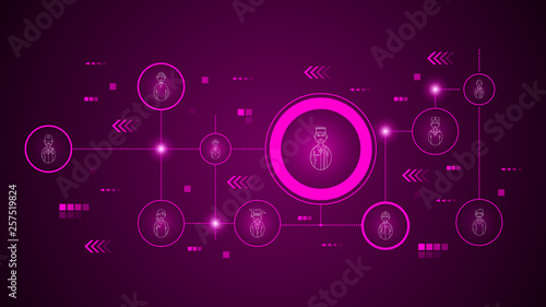 avatar postman icon. From Avatars set