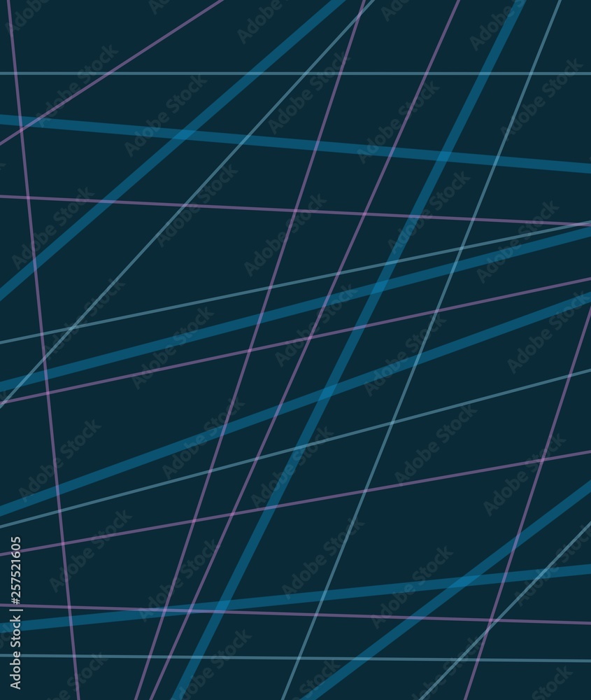 Intersection of blue pink smooth lines on a dark background Intersection of blue pink smooth lines on a dark background