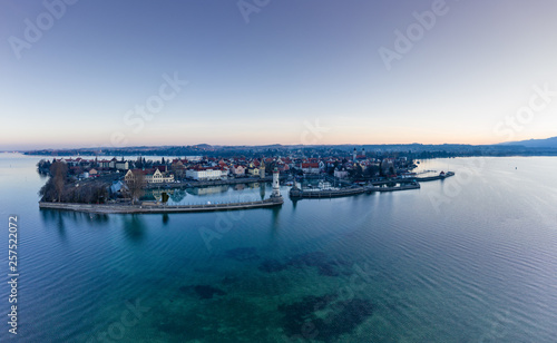 Wallpaper Mural Panoramic Aerial view of Lindau Island, Bavaria, Germany Torontodigital.ca