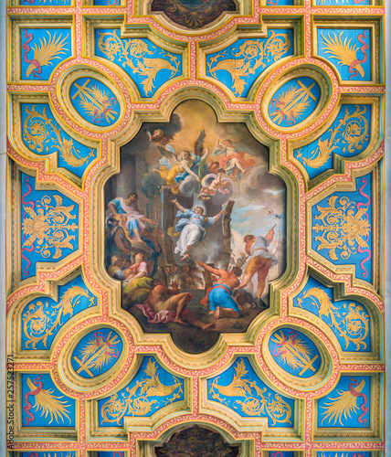 "The Martyrdom of Saint Anastasia" by Michelangelo Cerruti in the Basilica of Sant'Anastasia near the Palatine in Rome, Italy.