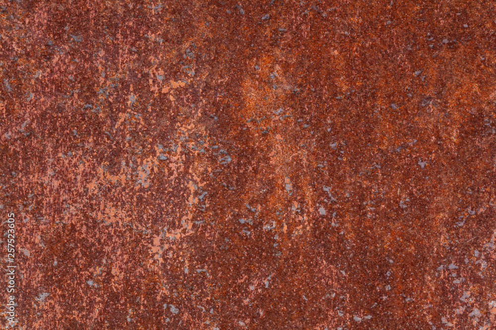 Grunge rusted metal texture, rust and oxidized metal background. Old metal iron panel.