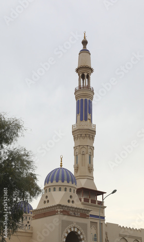 Decorations of the lighthouse of the mosque Picture taken in the Sultanate of Oman 