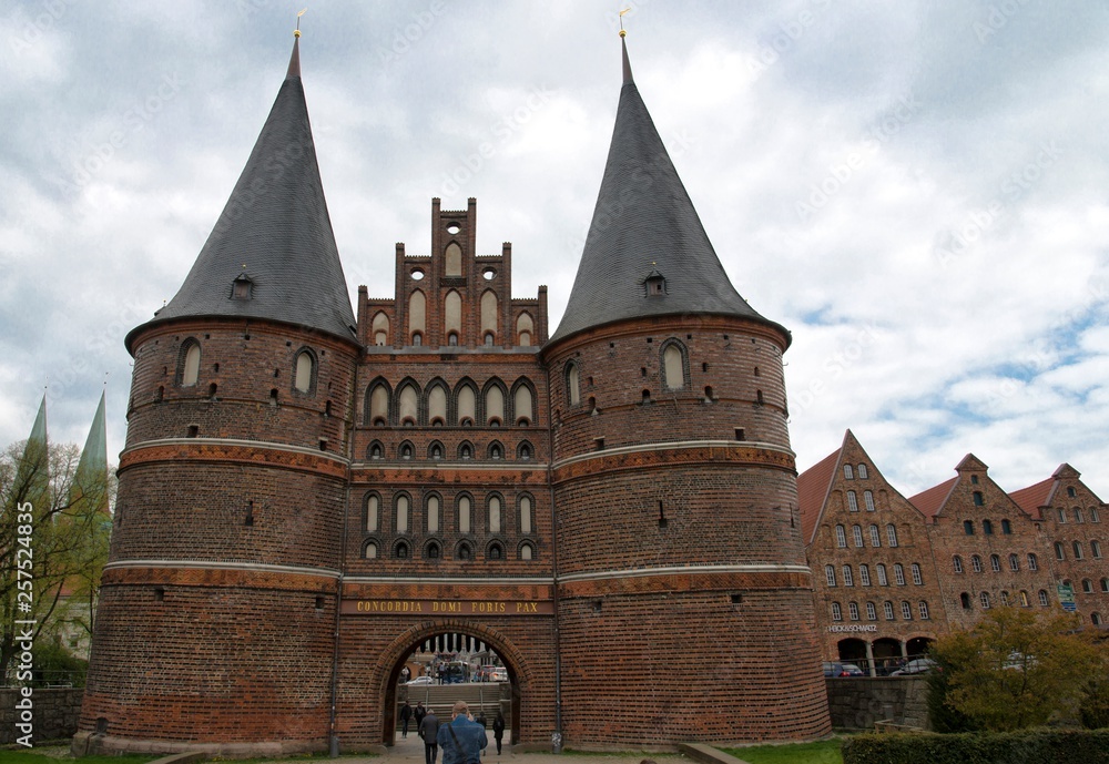 Holstentor à Lübeck, Allemagne