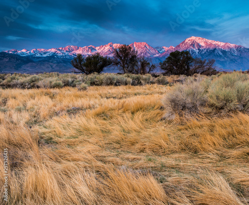 Sunrise on Mount Tom and Basin Mountain