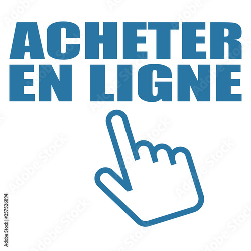 Logo acheter en ligne.