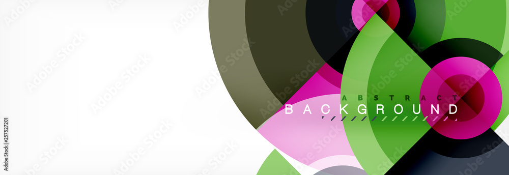 Fototapeta premium Circular vector abstract background