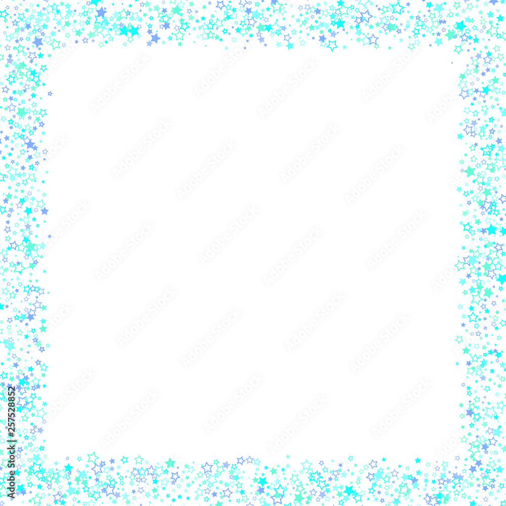 Blue, cyan, turquoise glitter stars confetti Blue, cyan, turquoise glitter stars confetti