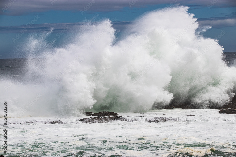 Powerful Wave with watersplash Powerful Wave with watersplash
