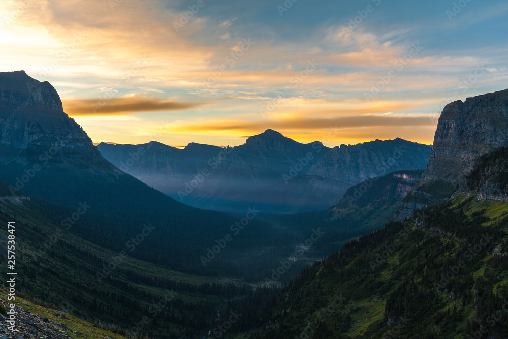 Valley of Glacier National Park, Montana, USA Valley of Glacier National Park, Montana, USA