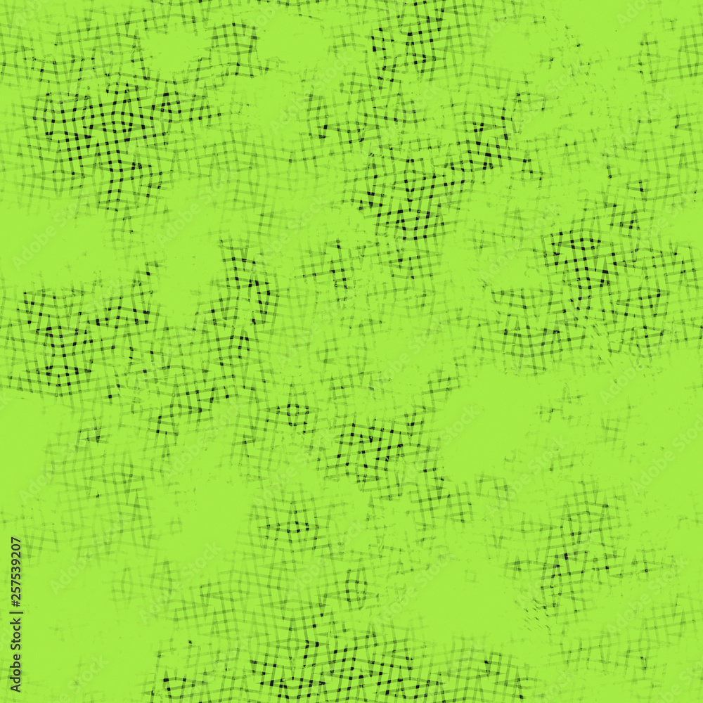 Seamless abstract pattern. Texture in green and black colors.