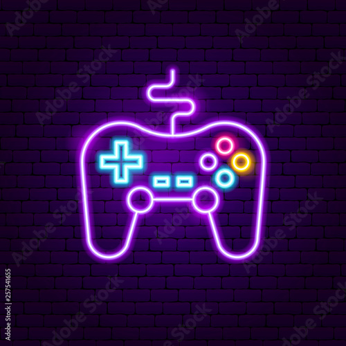 Game Console Neon Sign