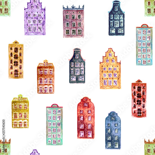 Seamless pattern of waterco...
