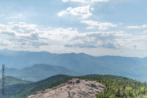 hiking and contemplating in the Adirondack Mountains in New York