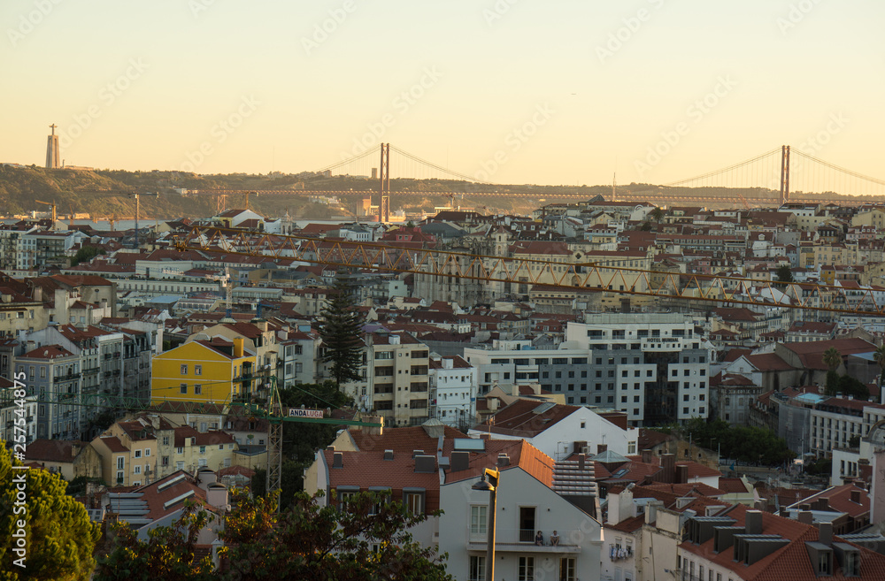 view over city of lisbon