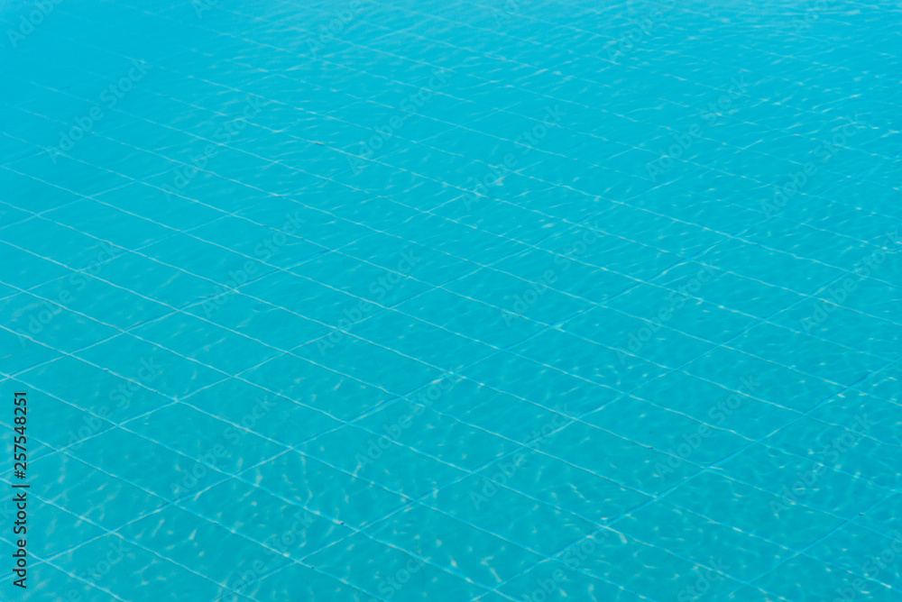 Obraz premium clear blue pool water full frame