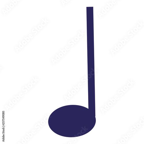 music note isolated icon