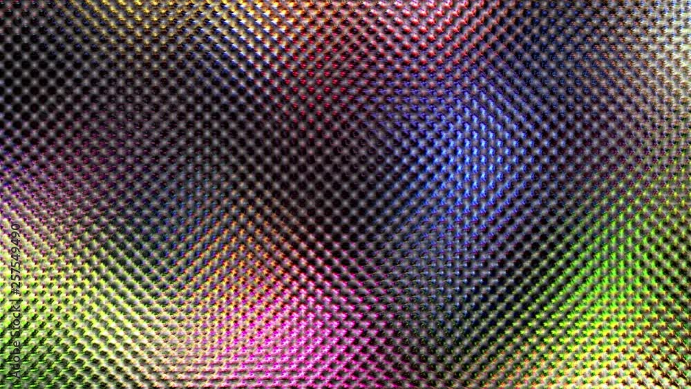 Scaly Colorful Animation. Warping metal structure. Backdrop LED Video ...