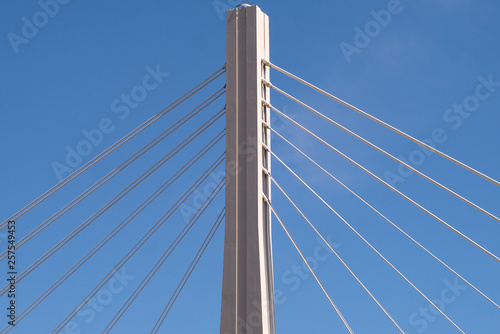Cables of the suspension bridge © Tom