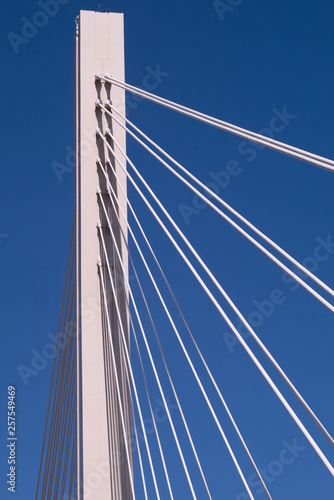 Cables of the suspension bridge © Tom