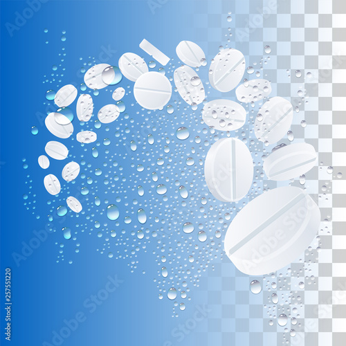 Pills And Water Bulbs