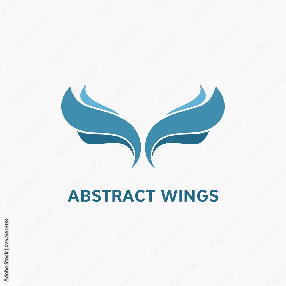 Fototapeta premium Abstract Wings Logo Template