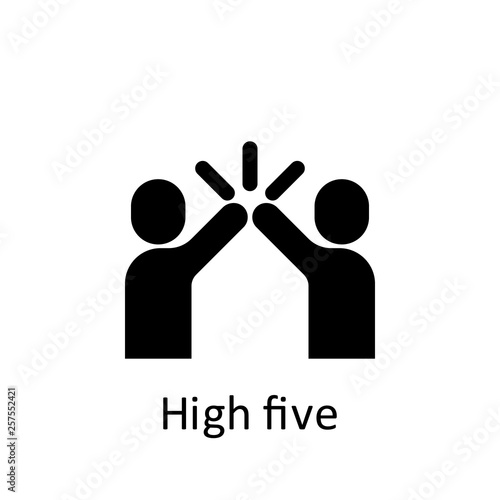 Friendship, high five icon. Element of friendship icon. Premium quality graphic design icon. Signs and symbols collection icon for websites, web design, mobile app