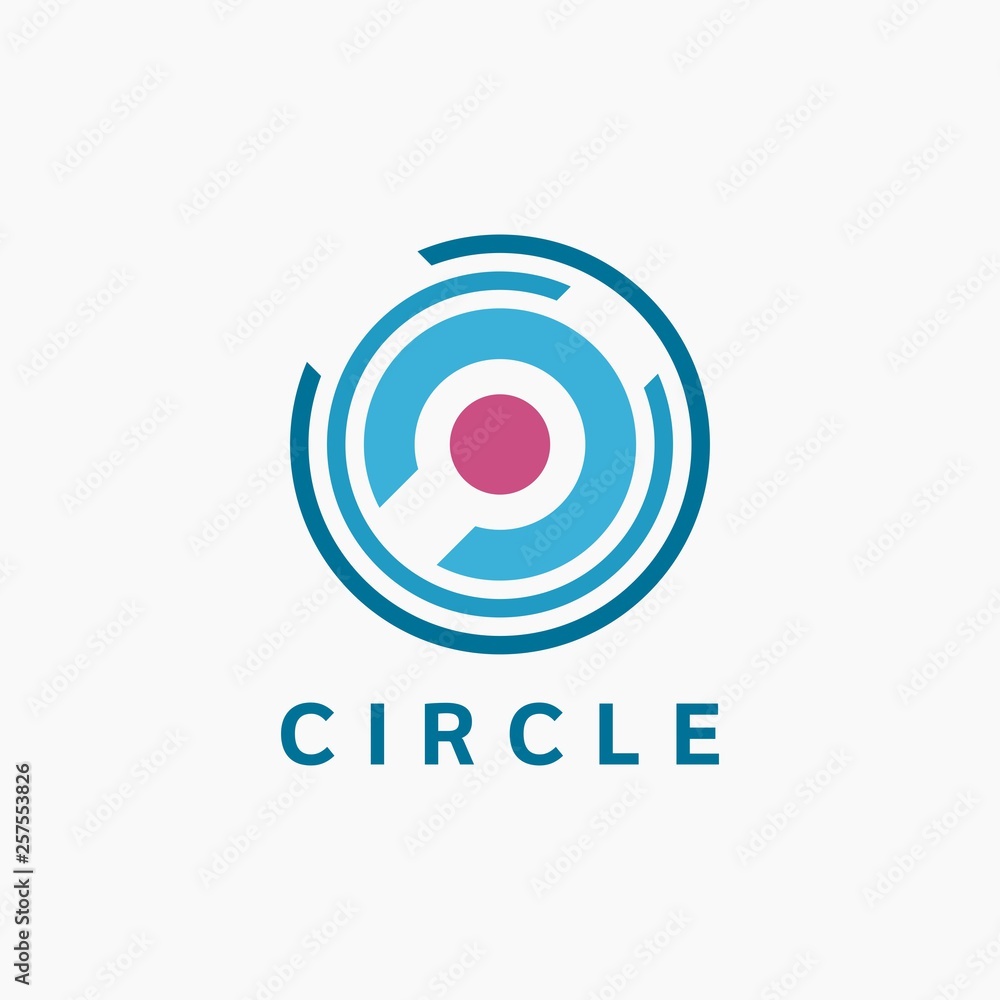 Abstract Circle Logo Template