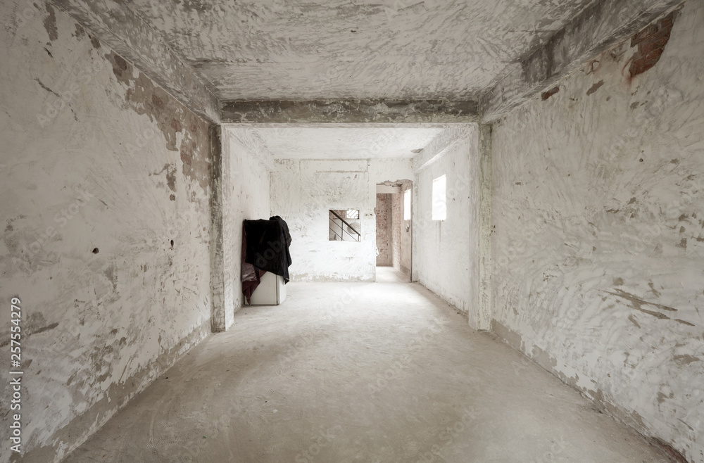 Old house interior, ready to be renovated