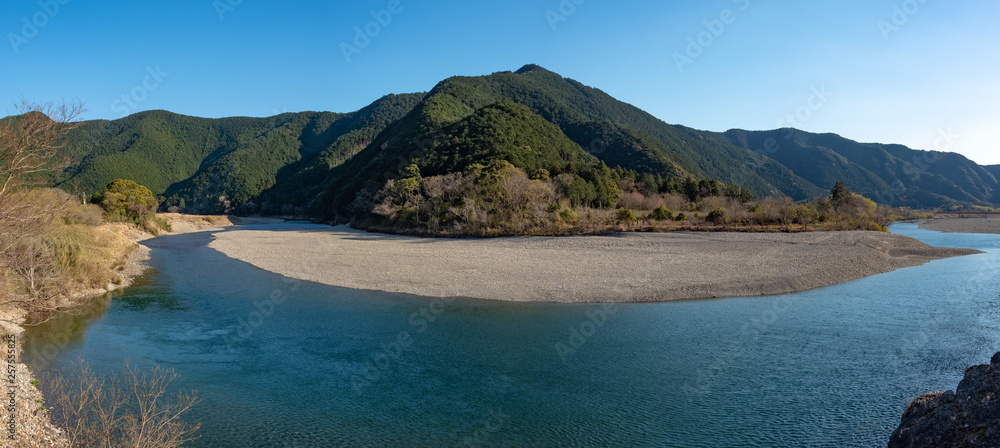 Hiki River in Kumano,Japan
