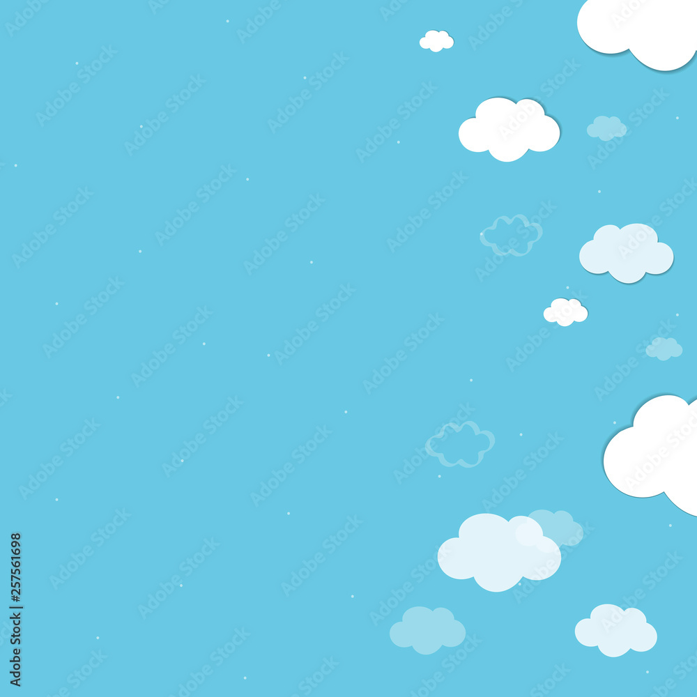 Cloudy blue background Cloudy blue background