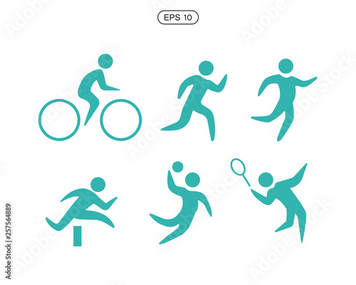 A set of sport icons