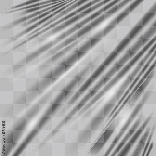 real transparent plastic warp texture background