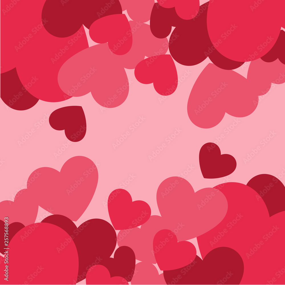 hearts love pattern icons
