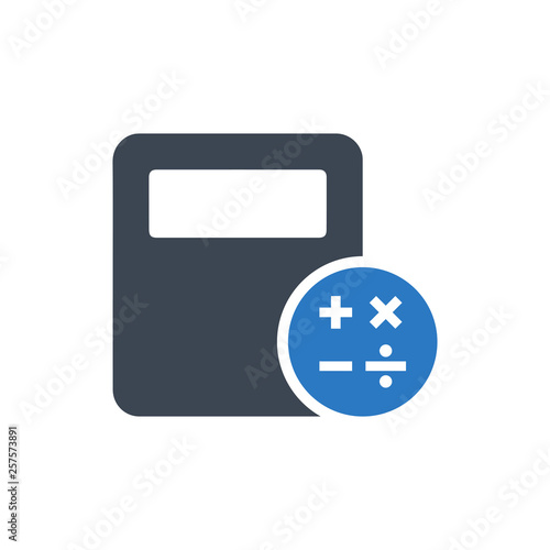 Mathematical calculations icon