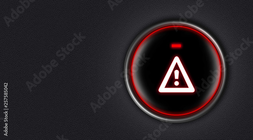 Start engine button with symbol of caution sign Free Download Start engine button with symbol of caution sign - GFXLoad