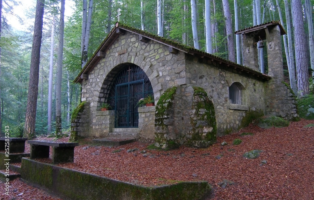 Chapel Our Lady in the forest, Vizzavona, Corsica Chapel Our Lady in the forest, Vizzavona, Corsica