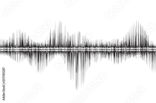 line soundwave abstract background