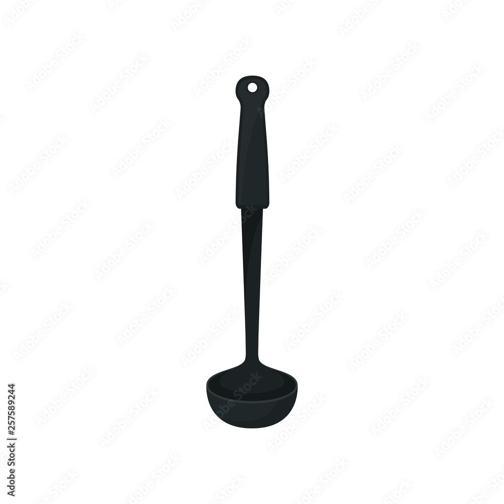 Ladle on white background. Kitchenware and household. Ladle on white background. Kitchenware and household.