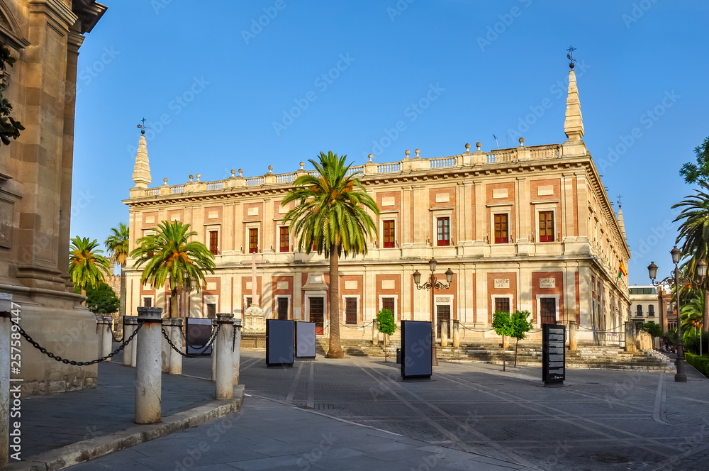 Archive Of The Indies (Archivo General de Indias) in Seville, Spain