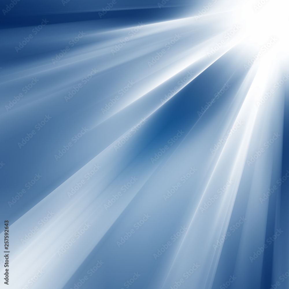 Starburst Blue Light Beam Abstract Background Starburst Blue Light Beam Abstract Background
