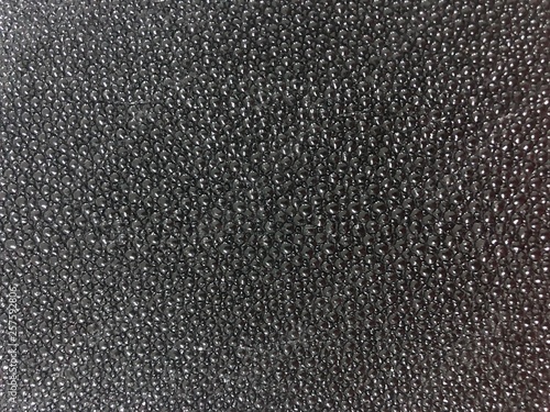 fashionable black background made of genuine sea Stingray leather