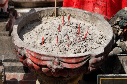 incense burner in thai temple