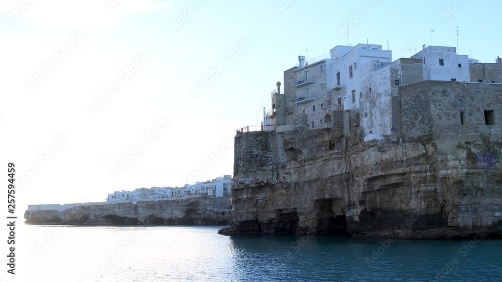 Polignano a mare A town overlooking the sea in the province of Bari in Puglia Polignano a mare A town overlooking the sea in the province of Bari in Puglia