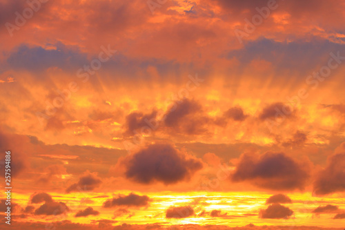 空　夕焼け