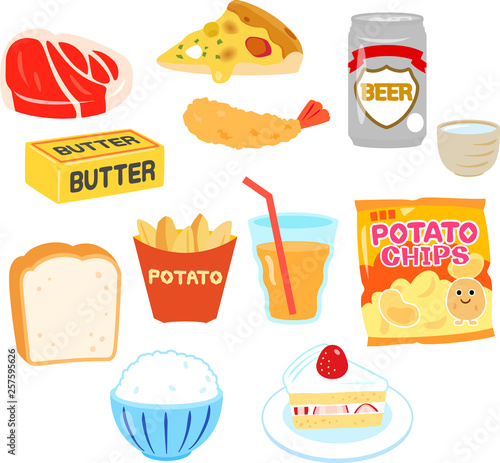 中性脂肪を増やす食品